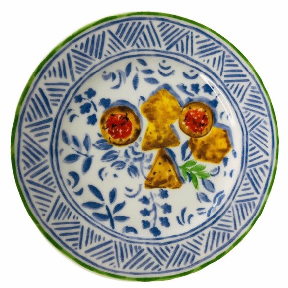 6 Isabelle de Borchgrave Dessert Plates Canapé - Picture 6 of 11